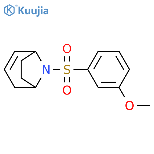 8-(3-methoxyphenyl)sulfonyl-8-azabicyclo[3.2.1]oct-3-ene structure
