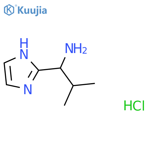1-(1H-Imidazol-2-yl)-2-methylpropan-1-amine dihydrochloride structure