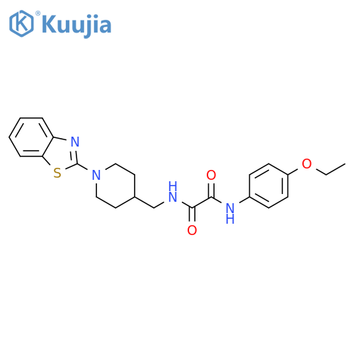 N-{[1-(1,3-benzothiazol-2-yl)piperidin-4-yl]methyl}-N'-(4-ethoxyphenyl)ethanediamide structure