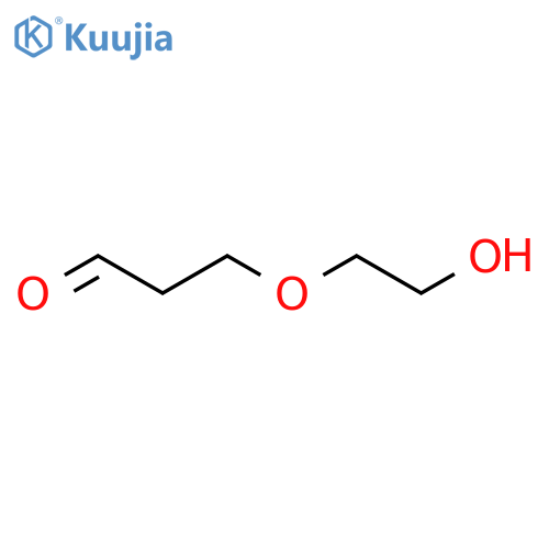 Propanal, 3-(2-hydroxyethoxy)- structure