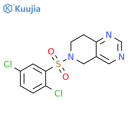 6-[(2,5-Dichlorophenyl)sulfonyl]-5,6,7,8-tetrahydropyrido[4,3-d]pyrimidine structure