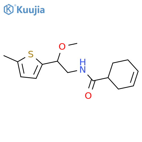N-[2-Methoxy-2-(5-methylthiophen-2-YL)ethyl]cyclohex-3-ene-1-carboxamide structure