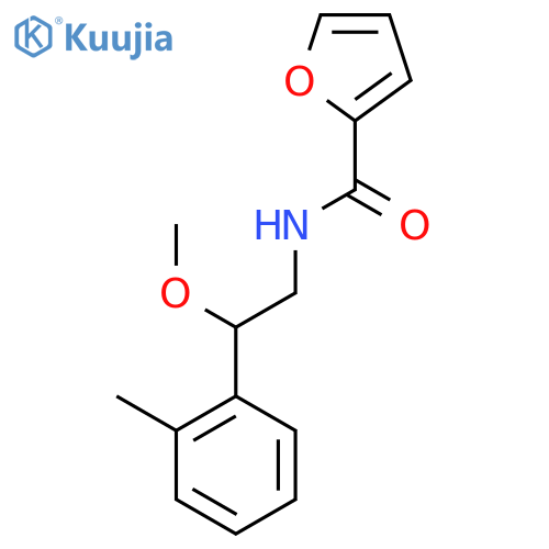 N-(2-methoxy-2-(o-tolyl)ethyl)furan-2-carboxamide structure