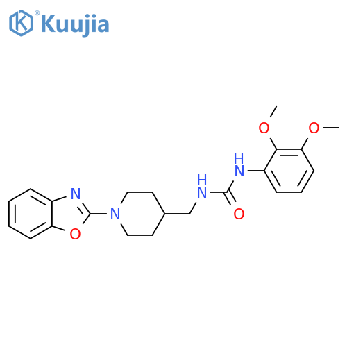 3-{[1-(1,3-benzoxazol-2-yl)piperidin-4-yl]methyl}-1-(2,3-dimethoxyphenyl)urea structure