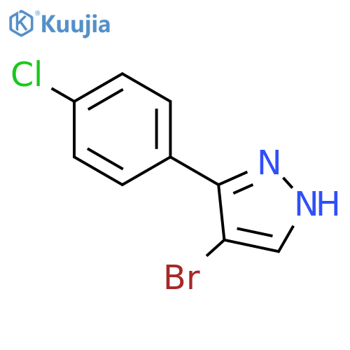 4-Bromo-3-(4-chlorophenyl)-1H-pyrazole structure