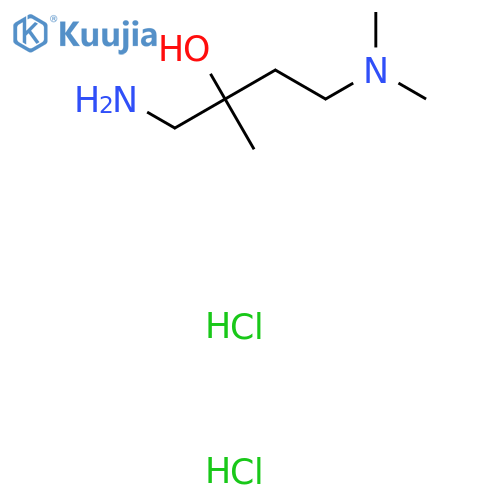 1-Amino-4-(dimethylamino)-2-methylbutan-2-ol dihydrochloride structure