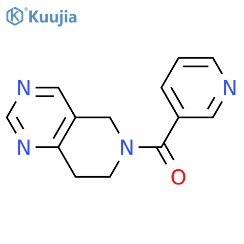 7,8-dihydro-5H-pyrido[4,3-d]pyrimidin-6-yl(pyridin-3-yl)methanone structure