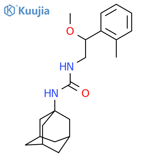 1-(Adamantan-1-yl)-3-[2-methoxy-2-(2-methylphenyl)ethyl]urea structure