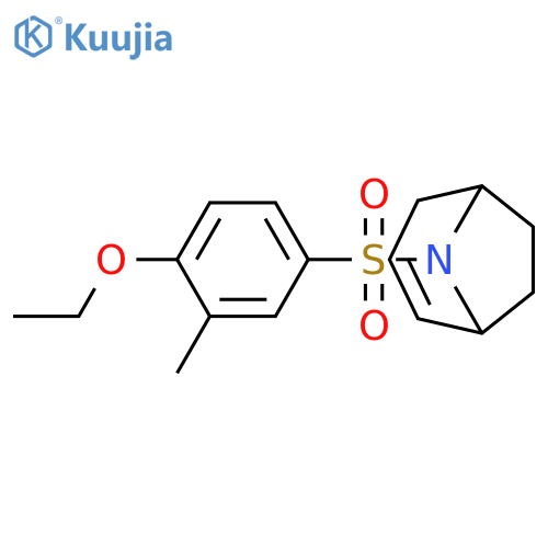 8-[(4-Ethoxy-3-methylphenyl)sulfonyl]-8-azabicyclo[3.2.1]oct-2-ene structure