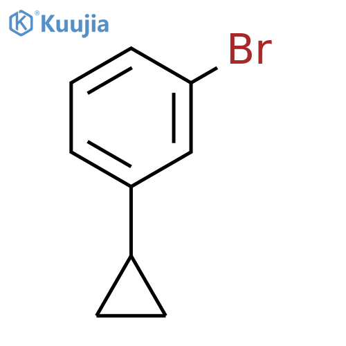 1-Bromo-3-cyclopropylbenzene structure
