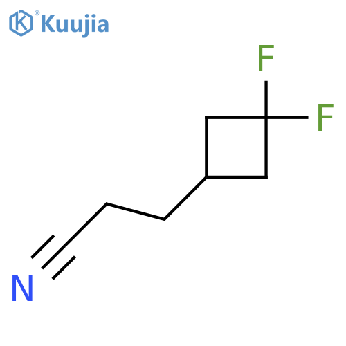 3-(3,3-Difluorocyclobutyl)propanenitrile structure