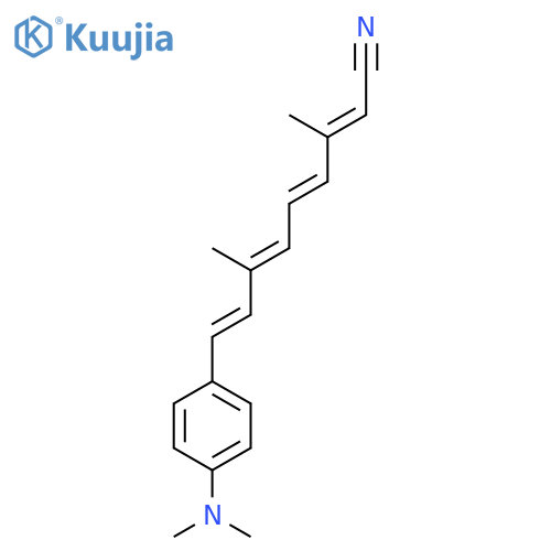 9-(4-Dimethylamino-phenyl)-3,7-dimethyl-nona-2,4,6,8-tetraenenitrile structure