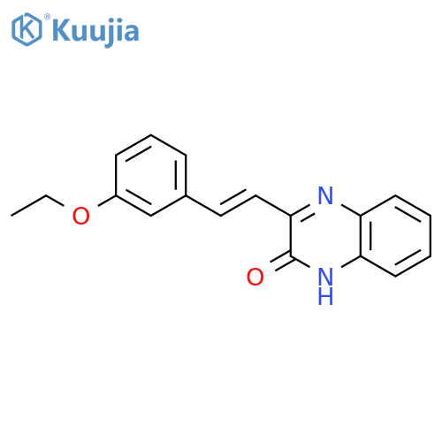 3-[(E)-2-(3-ethoxyphenyl)ethenyl]-1H-quinoxalin-2-one structure