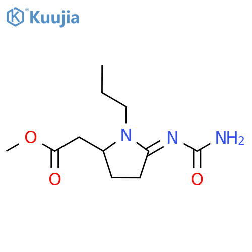 5-(Aminocarbonyl)imino-1-propyl-2-pyrrolidineacetic Acid Methyl Ester structure