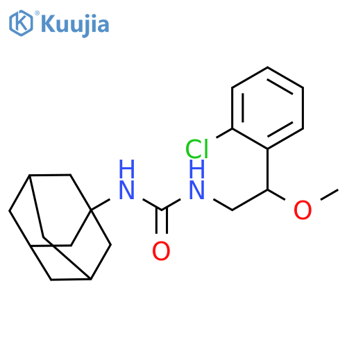 N-[2-(2-Chlorophenyl)-2-methoxyethyl]-N′-tricyclo[3.3.1.13,7]dec-1-ylurea structure