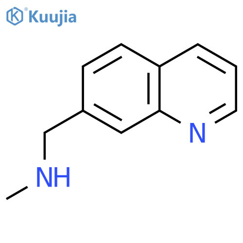 7-QUINOLINEMETHANAMINE, N-METHYL- structure