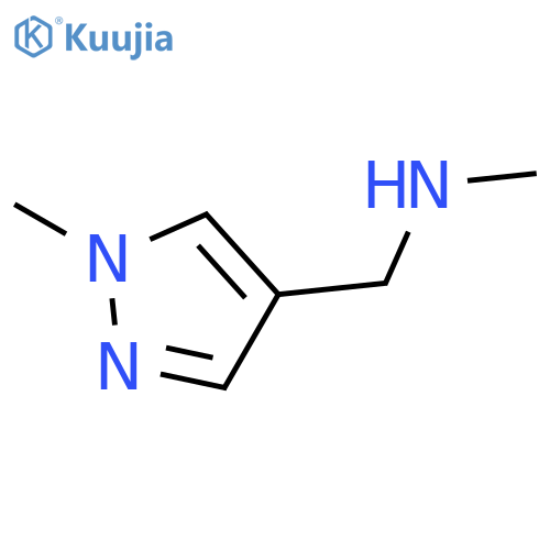N-Methyl-N-(1-methyl-1H-pyrazol-4-yl)methylamine structure