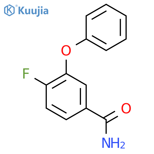4-Fluoro-3-phenoxybenzamide structure