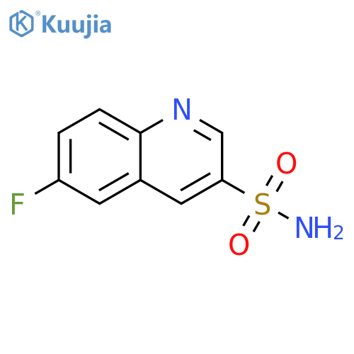 6-fluoroquinoline-3-sulfonamide structure