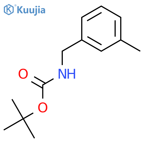 Carbamic acid, [(3-methylphenyl)methyl]-, 1,1-dimethylethyl ester structure
