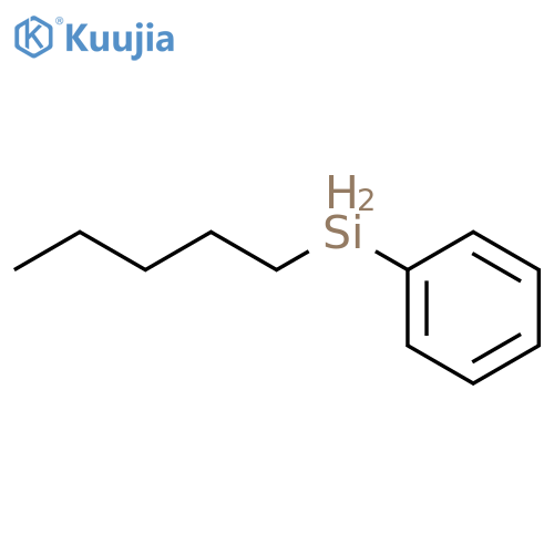 Silane, pentylphenyl- structure
