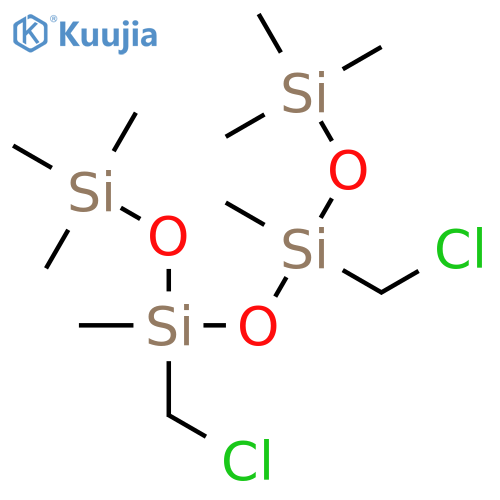 Tetrasiloxane,3,5-bis(chloromethyl)-1,1,1,3,5,7,7,7-octamethyl- structure