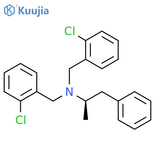 (αR)-N,N-Di[(2-chlorophenyl)methyl]-α-methyl-benzeneethanamine structure