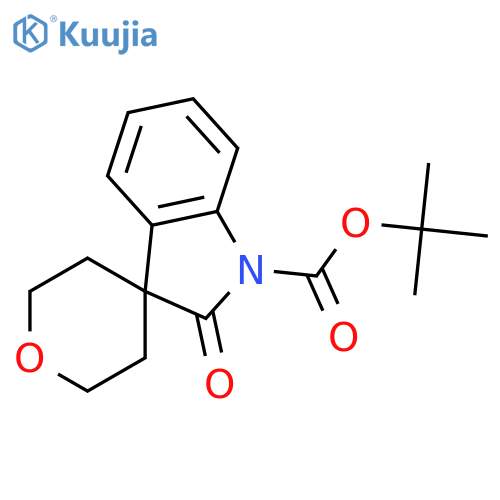 tert-butyl 2-oxo-2',3',5',6'-tetrahydrospiro[indoline-3,4'-pyran]-1-carboxylate structure