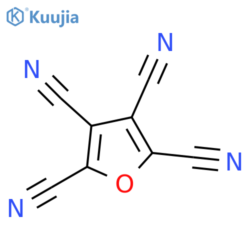 2,3,4,5-Furantetracarbonitrile structure