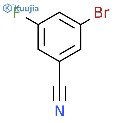 3-Bromo-5-fluorobenzonitrile structure