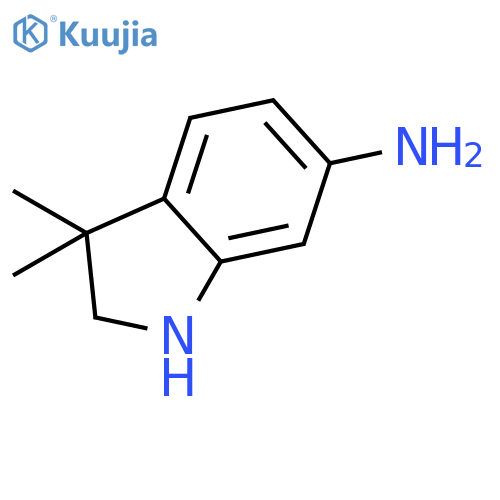 3,3-dimethylindolin-6-amine structure