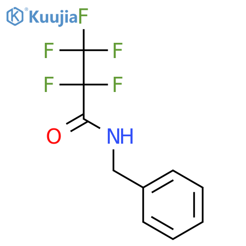 Propanamide,2,2,3,3,3-pentafluoro-N-(phenylmethyl)- structure