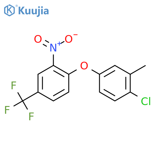 4-(4-Chloro-3-methylphenoxy)-3-nitro-benzotrifluoride structure