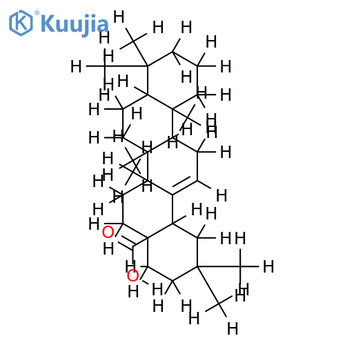 12-oleanen-28-oic acid structure