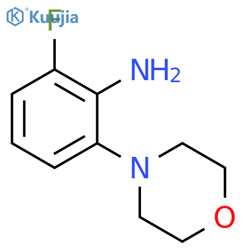 2-Fluoro-6-morpholinoaniline structure