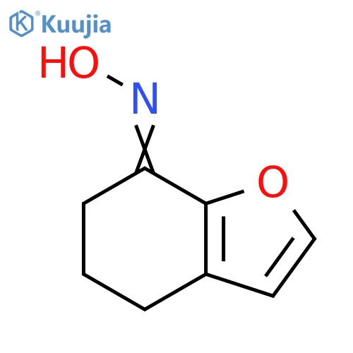 7(4H)-Benzofuranone, 5,6-dihydro-, oxime structure