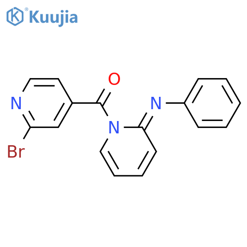 1-(2-bromopyridine-4-carbonyl)-N-phenyl-1,2-dihydropyridin-2-imine structure