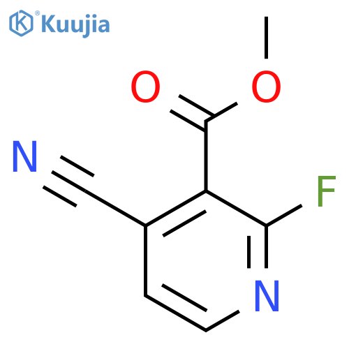 Methyl 4-cyano-2-fluoronicotinate structure
