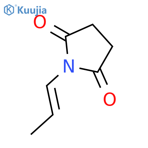 (Z)-1-(1-propenyl)-2,5-Pyrrolidinedione structure