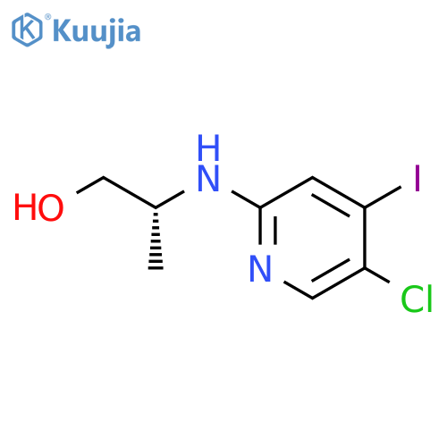 (R)-2-((5-Chloro-4-iodopyridin-2-yl)amino)propan-1-ol structure