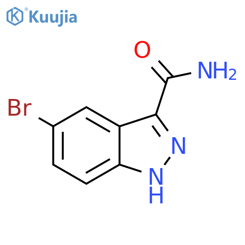 5-Bromo-1H-indazole-3-carboxamide structure