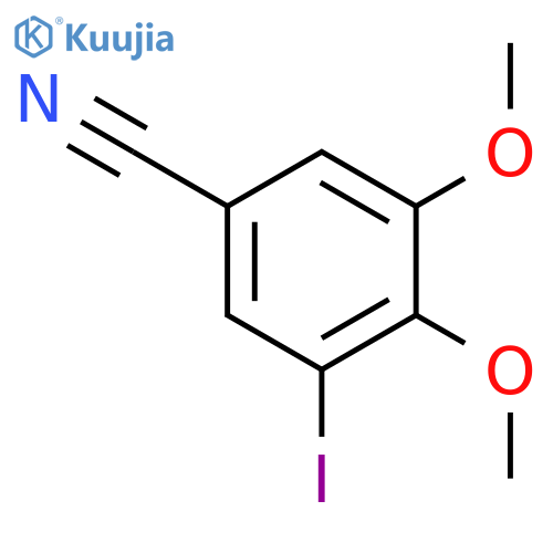 3,4-Dimethoxy-5-iodobenzonitrile structure