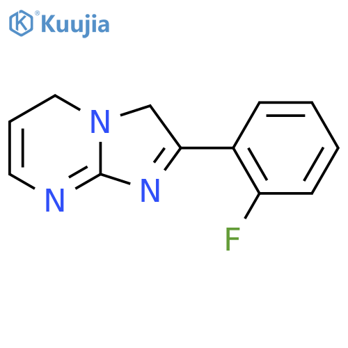 2-(2-Fluorophenyl)-3,5-dihydroimidazo[1,2-a]pyrimidine structure