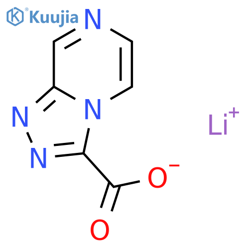 Lithium [1,2,4]triazolo[4,3-a]pyrazine-3-carboxylate structure