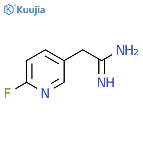2-(6-Fluoropyridin-3-yl)acetimidamide structure