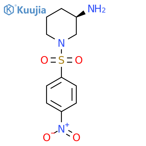 (3R)-1-(4-nitrobenzenesulfonyl)piperidin-3-amine structure