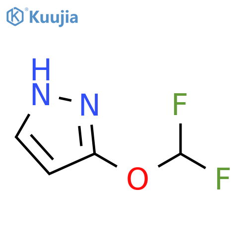 3-(difluoromethoxy)-1H-pyrazole structure