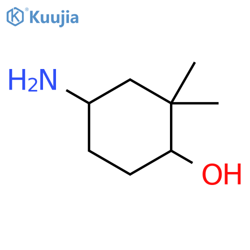 4-Amino-2,2-dimethylcyclohexanol structure