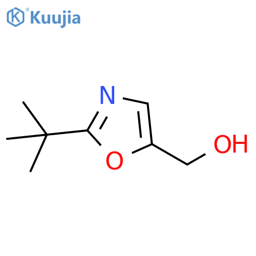 (2-tert-butyl-1,3-oxazol-5-yl)methanol structure