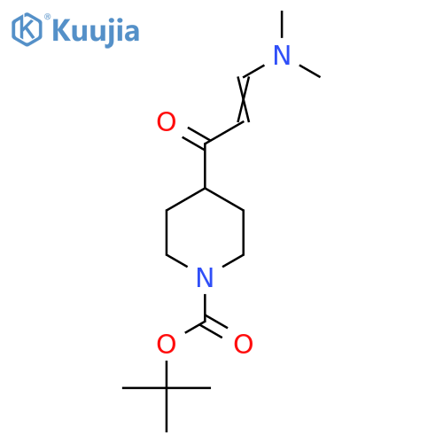 tert-Butyl (E)-4-(3-(Dimethylamino)acryloyl)piperidine-1-carboxylate structure